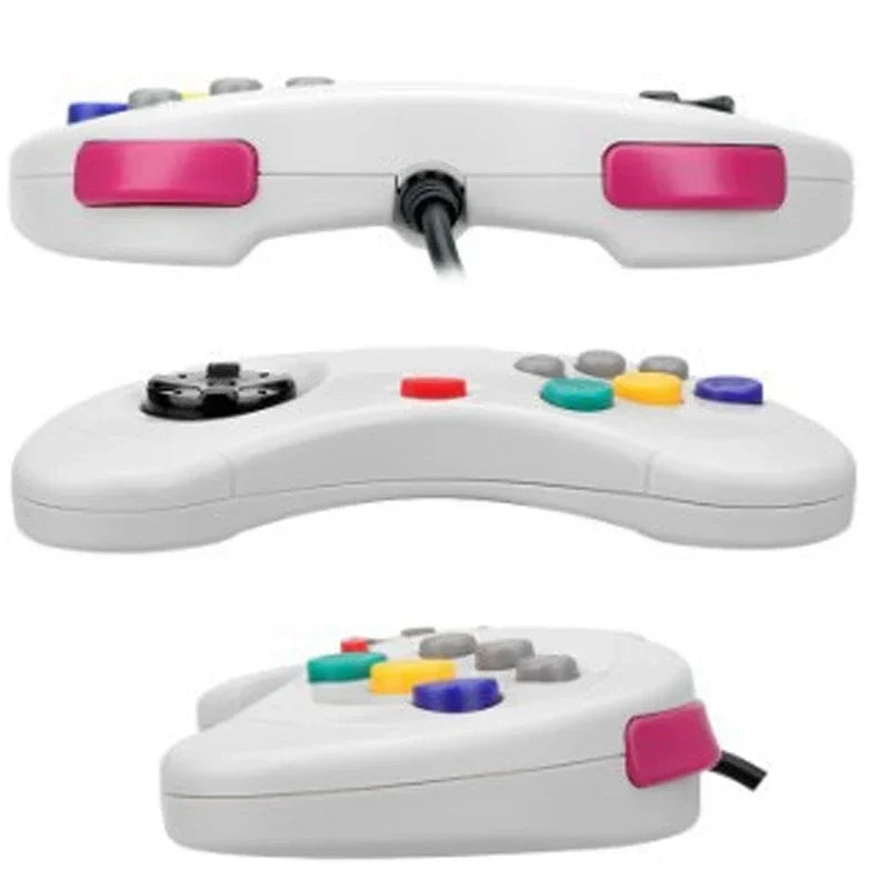 USB Classic Wired Game Gamepad for Segas Saturn Gamepad JoyPad for SEGAs Saturn System Joystick for PC for Mac