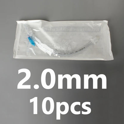 10pcs Endotracheal Tube with Cuff ID 2.0-10mm Sterilized Tracheal Tube for Veterinary Medical Consumables