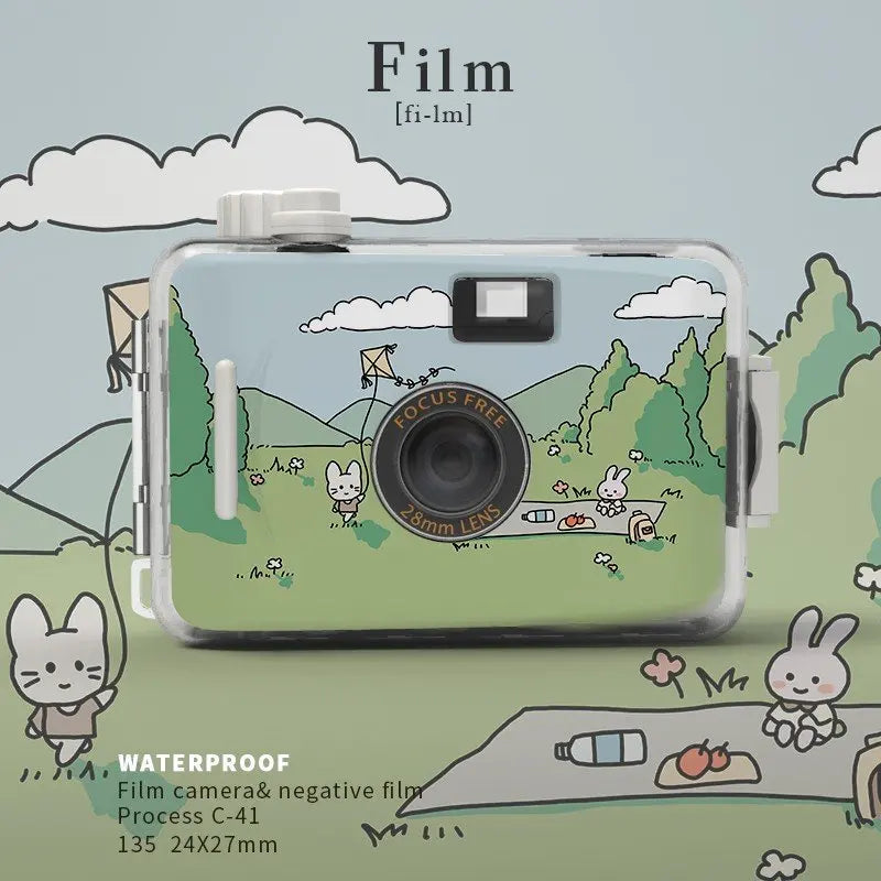 FOTO Film Camera Retro 135 Multiple Ins Film Point and Shoot Camera Waterproof Lomo Camera Kodak Film Fujifilm Kodak Don't Have