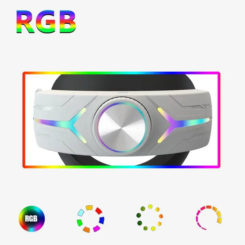 VR Head Strap Comfortable Sponge Headwear Charging Headset With Built-In 8000mAh Batteries For Meta-Ques-t 3 VR Accessories