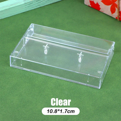 1Pc Home Cassette Tape Transparent Storage Box Audio Magnetic Recording Blank Tape Case Dustproof Box