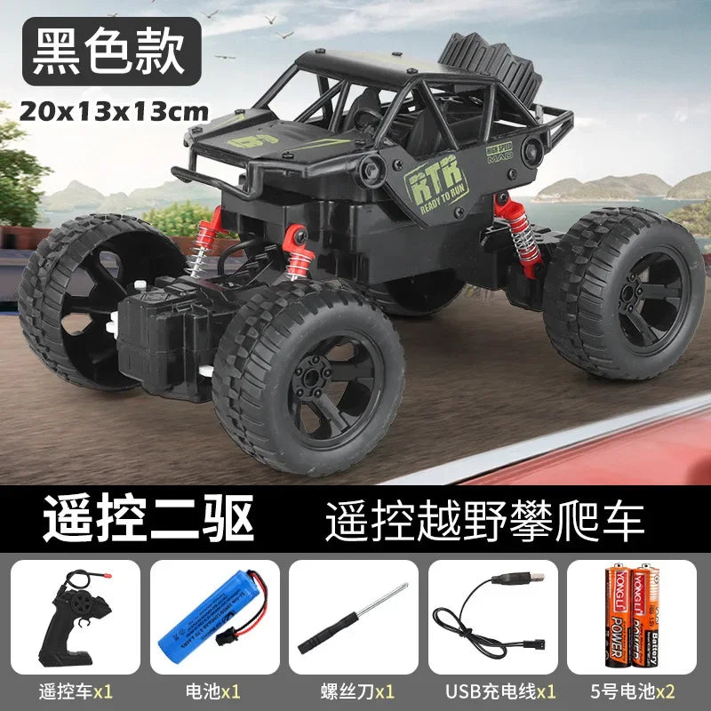 New 1/18 Rc Electric Car Fall Resistant Boy Toy Gift Six Wheel Drive Racing Car Remote Control Car Cross-Country Climbing Gift