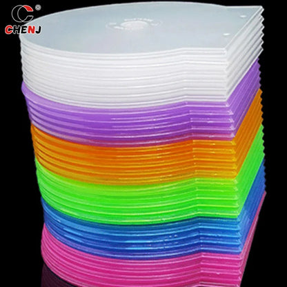 1PC Storage Box 12.5CM Transparent Plastic Round Disc Case CD Case Thickened CD DVD Disc Box