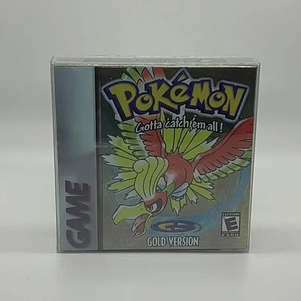 Pokemon Series Blue Crystal Gold Green Red Silver Yellow 7 Versions GBC Game In Box for 16 Bit Video Game Cartridge With Manuals