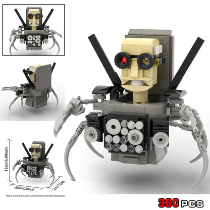 New Skibidi Toilet Weapon Titan TVMan Figure Building Block Toys For Boy Speakerman Bricks DIY Model Toy For Kid Adult Xmas Gift