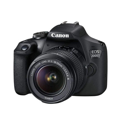 Canon EOS 2000D APS-C Entry-level DSLR Digital Camera With 18-55 MM F3.5-5.6 III Lens Flip Touch Screen 18 Million Pixels