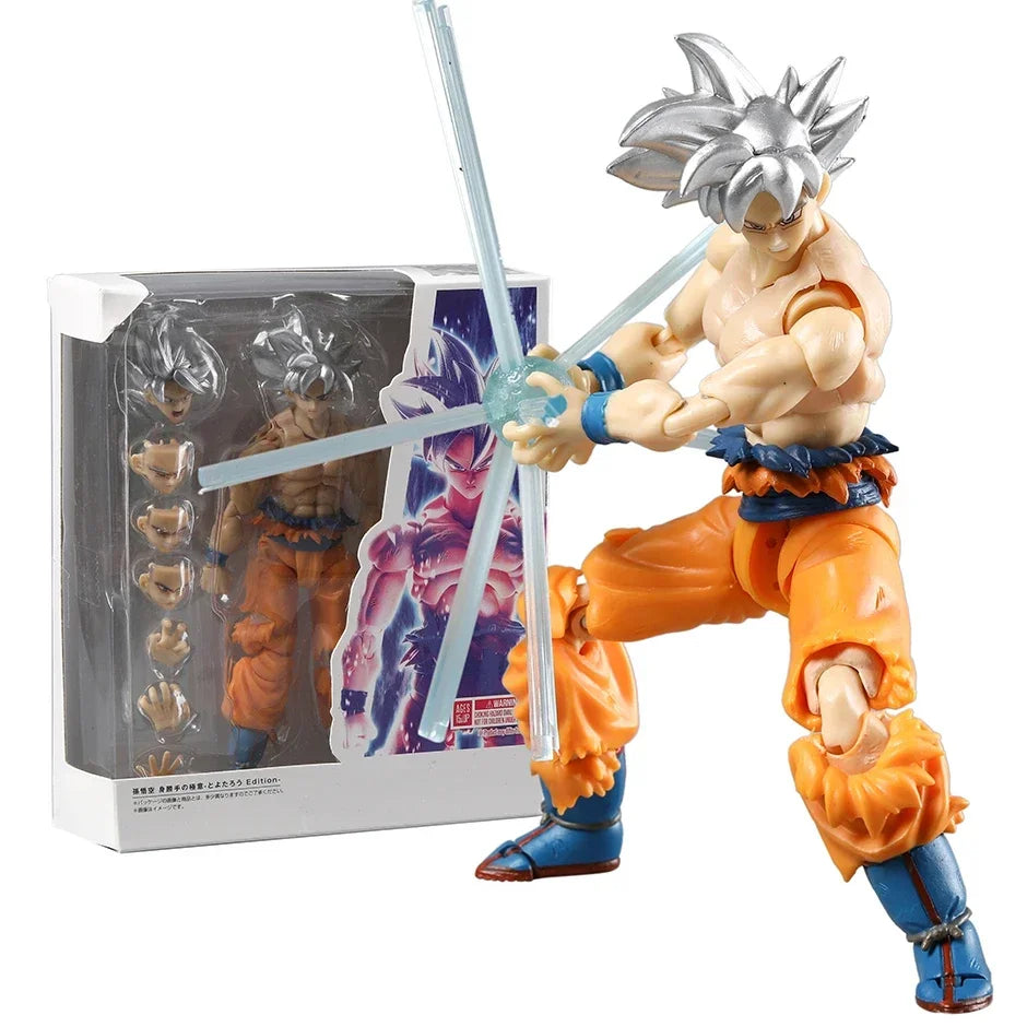 SHF Goku Ultra Instinct Joint Movable Action Figure PVC Toys Collection Doll Model
