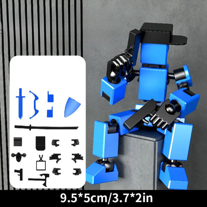 Multi-Jointed Movable Robot 3D Printed Mannequin Dummy Toy 13 Action Figure Full Body Movable Robot Toys Parent-children Game