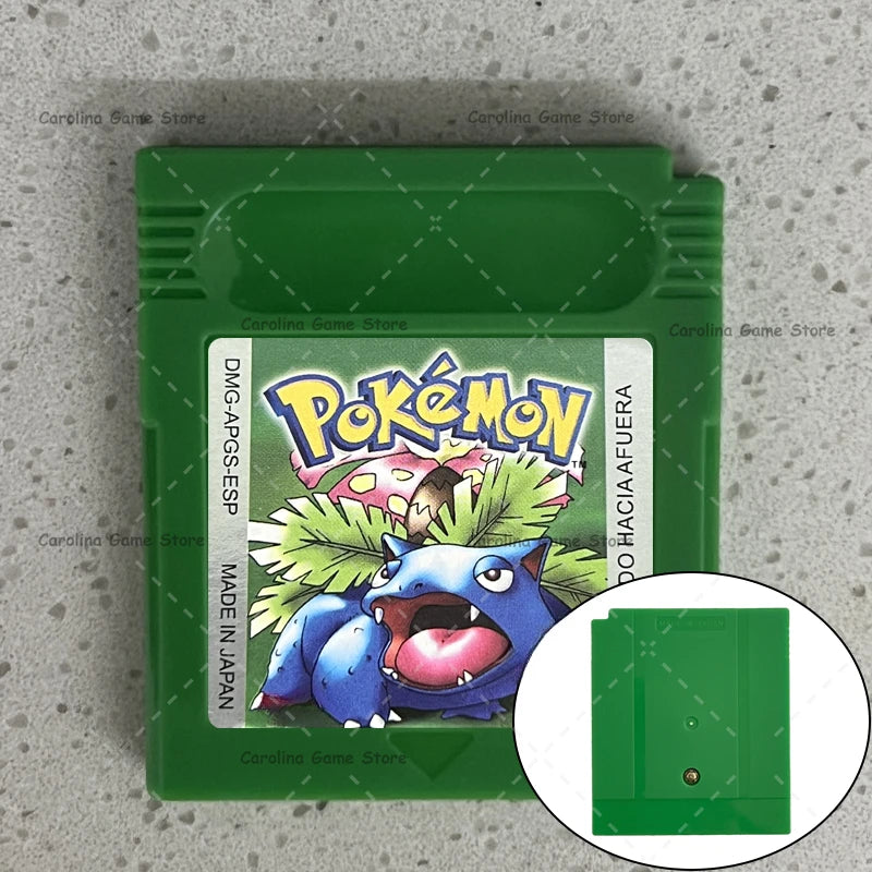 GBC Video Game Cartridge Console Card Pokemon Blue/Crystal/Green/Gold/Red/Silver/Yellow High Quality with Multi-language