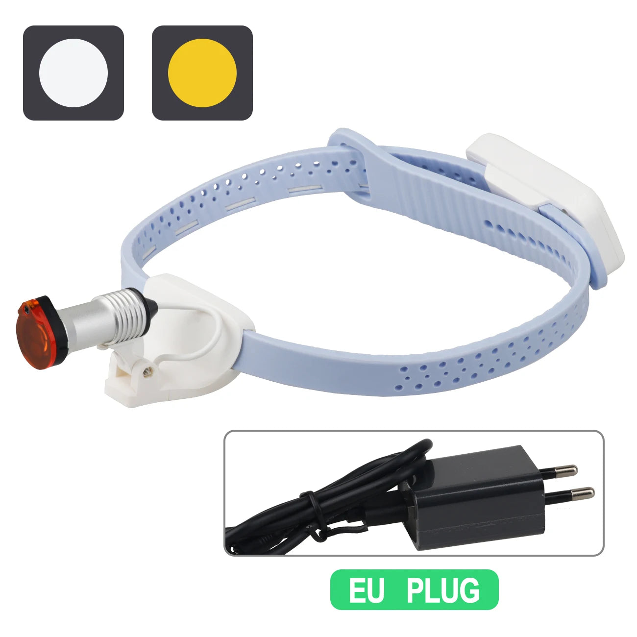 5W Dental LED Headligth Wireless Ultra-light High-brightness Dental Surgical Headband Medical Headlight  Adjustable Brightness