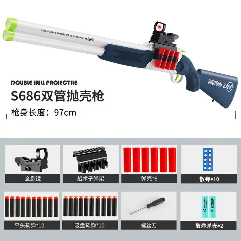 Wild Shell Ejecting Shotgun Toy Gun For Adults Kids Best Toy Guns For Boys Age8+ Shoot Games Dropship Shopify Toys Gun Boys Gift