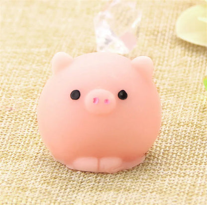 Kawaii Squishy Pig Ball Mochi Squeeze Prayer Cute Toy Collection Fun Joke Gift Anti-stress Toys Novelty Gift Home Decor