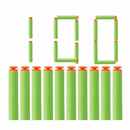 Refill Darts Bullets EVA Soft Hollow Hole Head Bullet Guns Accessories For Nerfs N-strike Elite Series Blasters Toy For Children