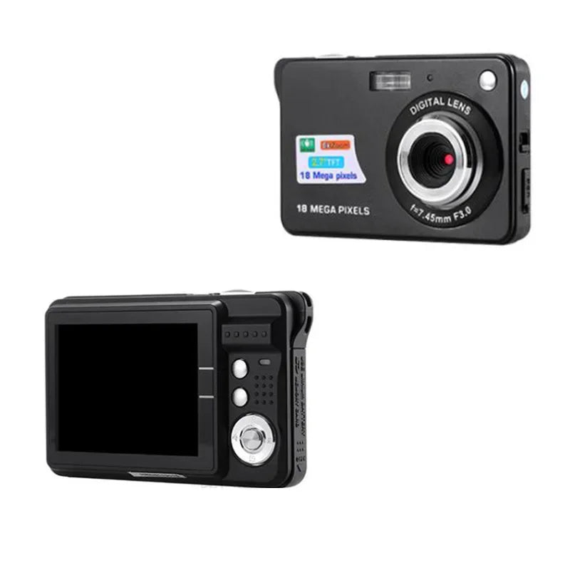 HD Mini Digital Camera18mp 2.7 Inch Point and Shoot for Kids Students Beginners-Birthday Xmas Gifts Cheap Camera Video Camera