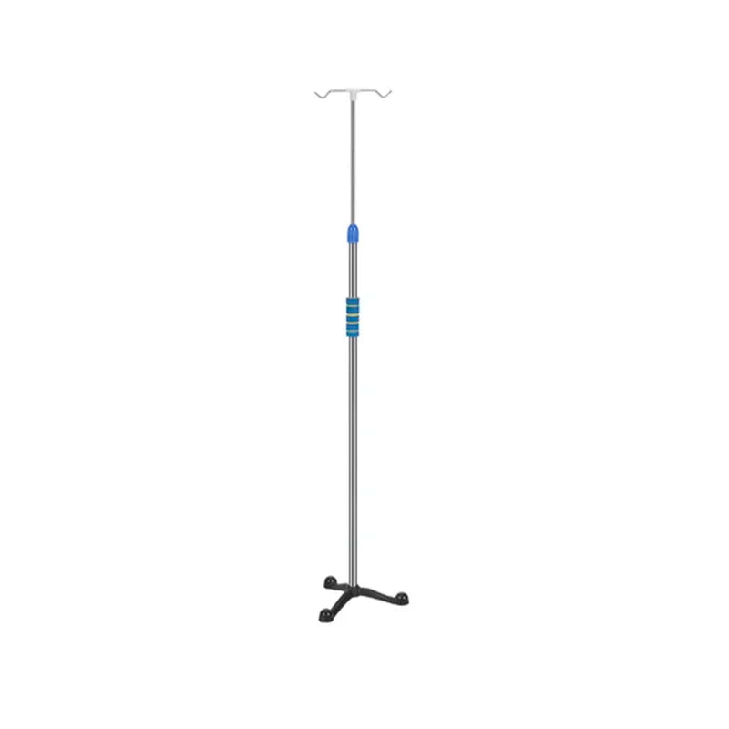 Hospital Portable And Foldable IV Pole Stand Flexible  Stand Medical Drip Stand