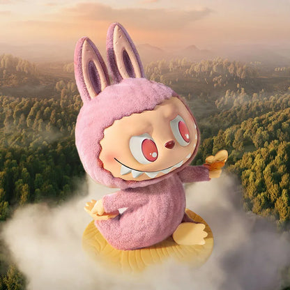 POP MART LABUBU THE MONSTERS Lazy Yoga Series Blind Box Toys Kawaii Anime Action Figure Caixa Caja Surprise Mystery Box Dolls