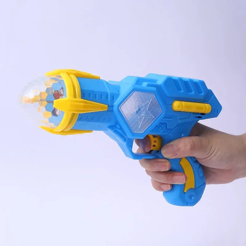 New Color Projection Gun Children's Simulation Electric Toy Music Gun Interactive Sound and Light Toy Gun Boy Toy Model