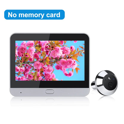 ELECTOP Smart Home Doorbell Camera WiFi Tuya Door Bell Eye Peephole Camera PIR Motion Detector IR Alexa Google Digital Viewer