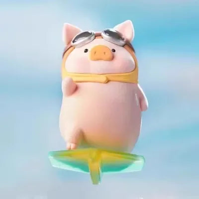 Lulu The Piggy Travel Blind Box Cute Cartoon Mystery Boxes Decor Doll Surprise Bag Child Girl Birthday Gift Desk Ornament Toys