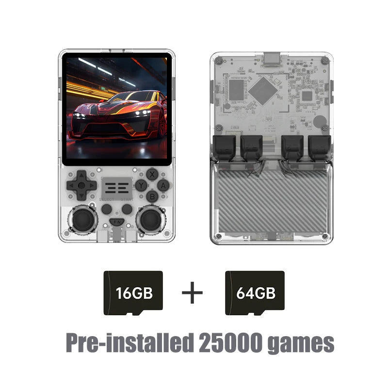 NEW POWKIDDY RGB20SX Handheld Game Console 720*720 4 Inch IPS Screen Built-in WIFI Retro Gaming Opending Linux Children's Gifts