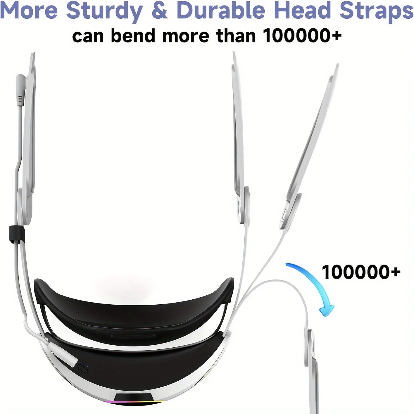for Meta Quest 3 Elite Strap with 10000mAh Battery VR Headset Fast Charging Head Strap Extend VR Playtime for Quest3 Accessories