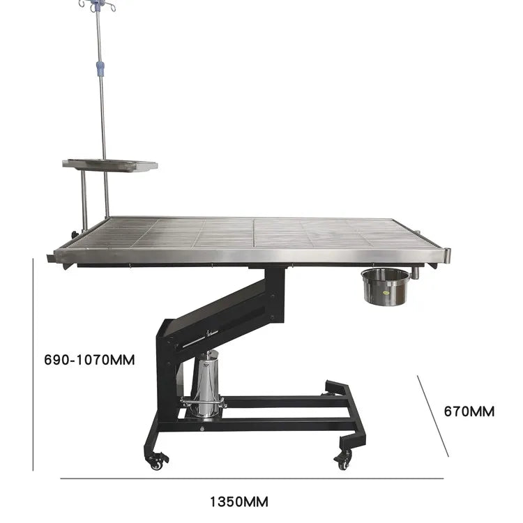 Vet electric surgery table operation veterinary operating table pet surgical groom table examination medical equipment