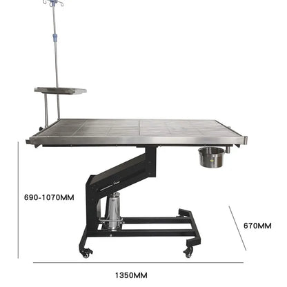 Vet electric surgery table operation veterinary operating table pet surgical groom table examination medical equipment