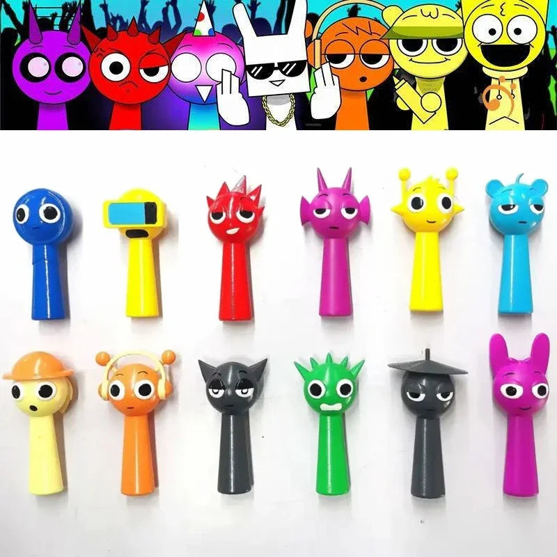 2025 New Sprunki Figurine Model PVC Sprunki Game Action & Toy Figures Set Kids for Christmas Birthday Gifts