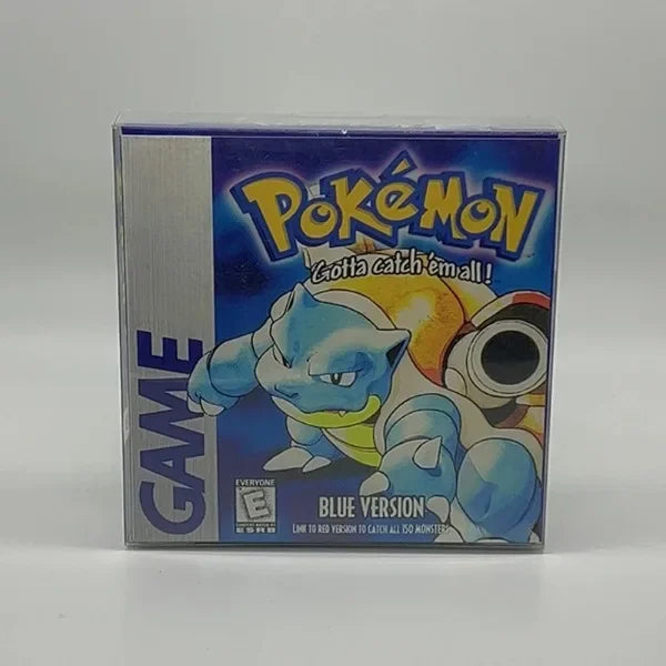 Pokemon Series Blue Crystal Gold Green Red Silver Yellow 7 Versions GBC Game In Box for 16 Bit Video Game Cartridge With Manuals