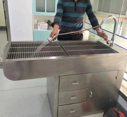 Vet electric surgery table operation veterinary operating table pet surgical groom table examination medical equipment