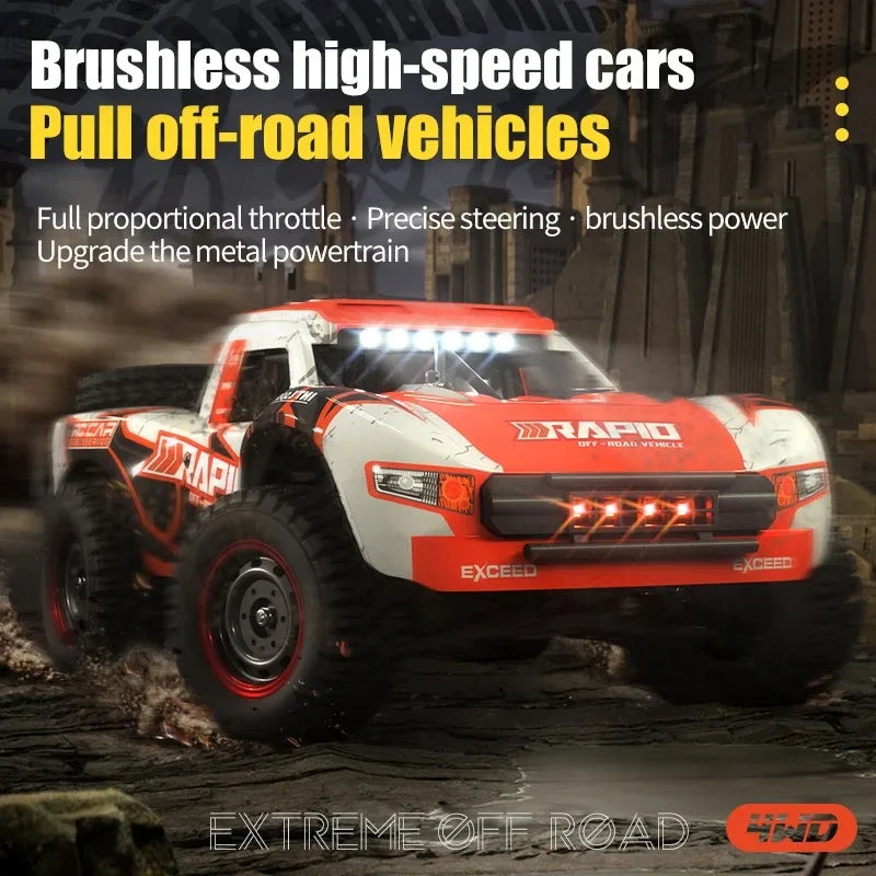 JJRC Q130 1:16 70KM/H 4WD RC Car with Light Brushless Motor Remote Control Cars High Speed Drift Monster Truck Adults Kids Toys