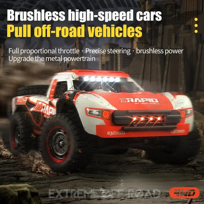 JJRC Q130 1:16 70KM/H 4WD RC Car with Light Brushless Motor Remote Control Cars High Speed Drift Monster Truck Adults Kids Toys
