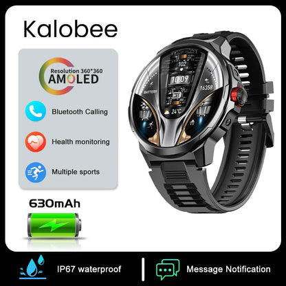 Kalobee SK50 Smart Watches for Men,Answer / Make Call,1.85" Big Screen Fitness Tracker,Waterproof Watch for Android iOS Phones