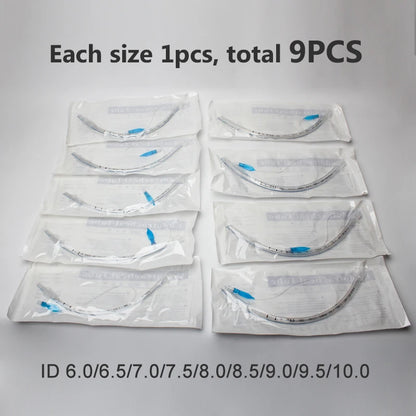 Endotracheal Tube with Cuff ID 2.0-10mm Sterilized Tracheal Tube for Veterinary Medical Consumables