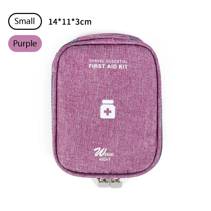 Mini Portable Medicine Storage Bag Empty Travel First Aid Kit Medicine Bags Organizer Outdoor Emergency Survival Bag Pill Case