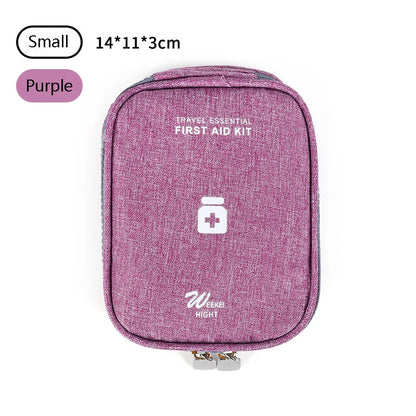 Mini Portable Medicine Storage Bag Empty Travel First Aid Kit Medicine Bags Organizer Outdoor Emergency Survival Bag Pill Case