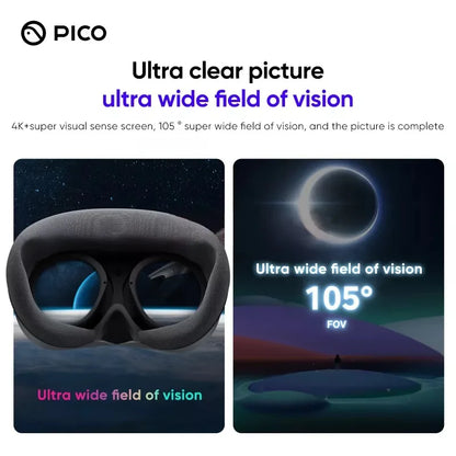 Pico 4 Ultra MR/4 Pro VR Glasses All-in-One Virtual Reality 3D 4K Display VR Headset Steam VR Virtual Reality Metaverse Games