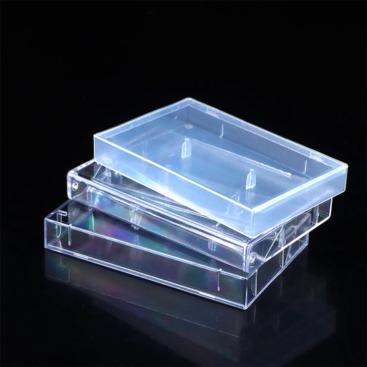 1Pc Home Cassette Tape Transparent Storage Box Audio Magnetic Recording Blank Tape Case Dustproof Box