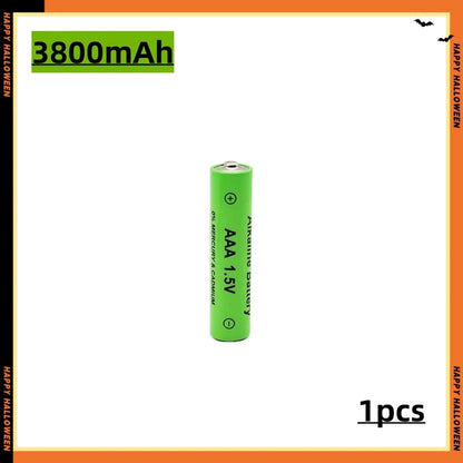 1.5V AAA Rechargeable Battery 3800mAh AAA Alkaline Battery for Flashlight Mouse Clock Remote Control etc + Charger