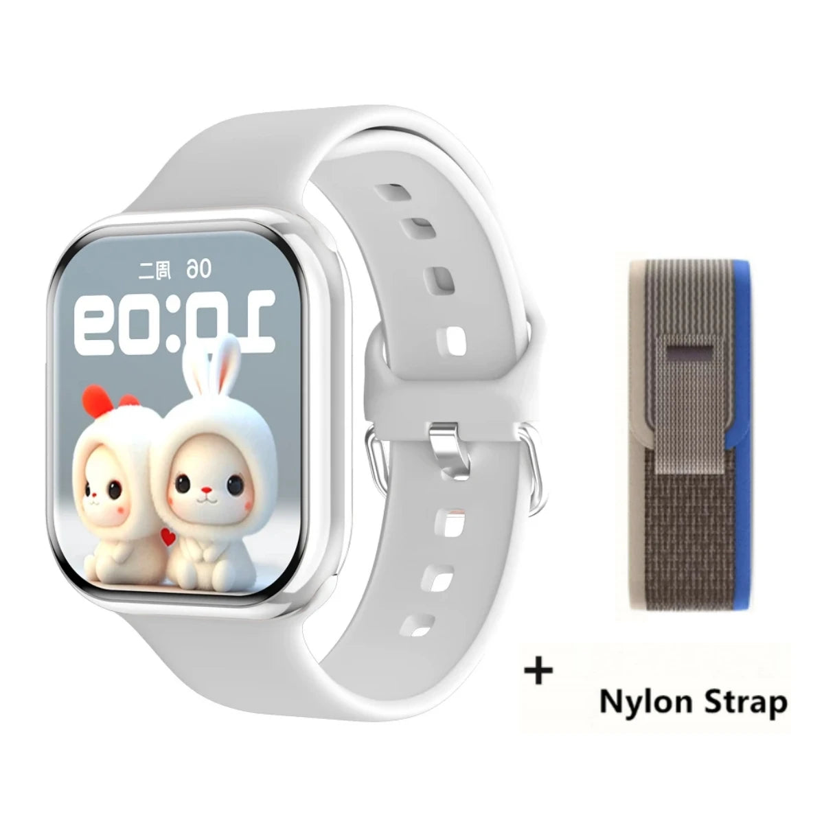 NEW Smart Watch 9 NFC BT Call Heart Rate Sport Fitness Waterproof Amoled Screen Wireless Charging 450Mah Men Women For IWO Watch