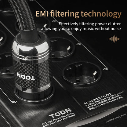 HIFI power filter HiFi lightning protection anti-interferencePA audio power purifier EU dedicated power strip