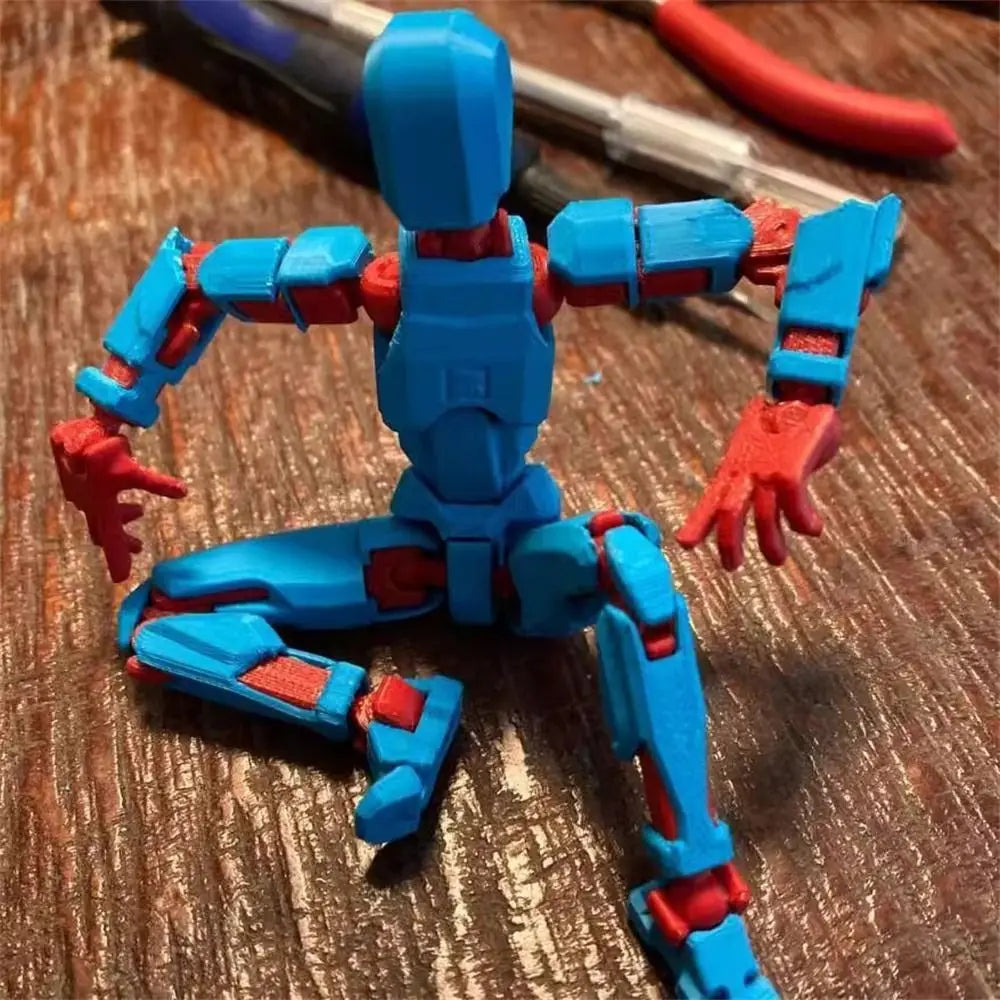Figures Toys Movable Robot Multi-Jointed Dummy 13 3D Printed Mannequin Action Figure Model Doll Shapeshift Robot Collection Toy