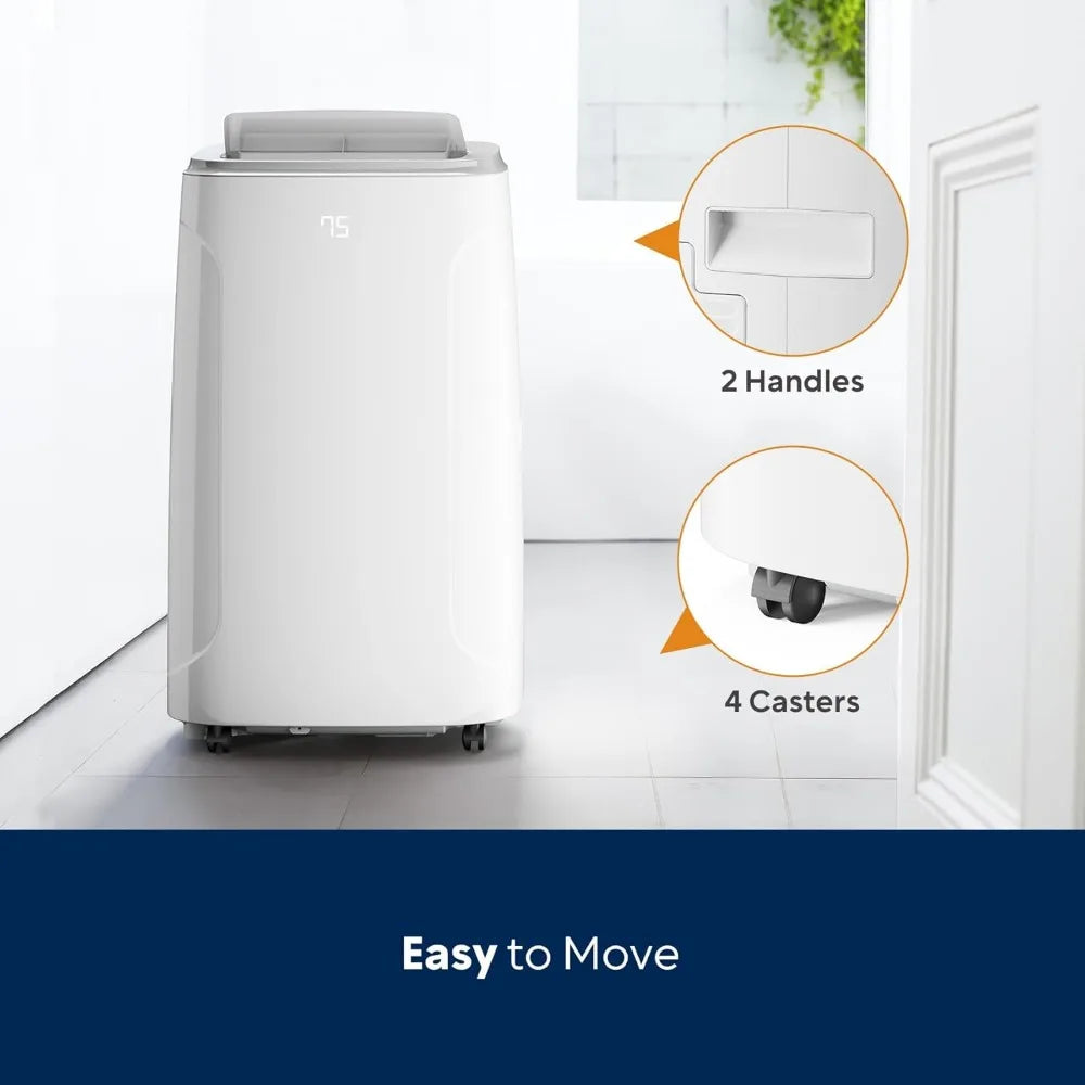 Air Conditioner 14000 BTU Portable AC with Heating, 4 Modes Air Conditioners for Large Room Up To 650 Sq,Ft