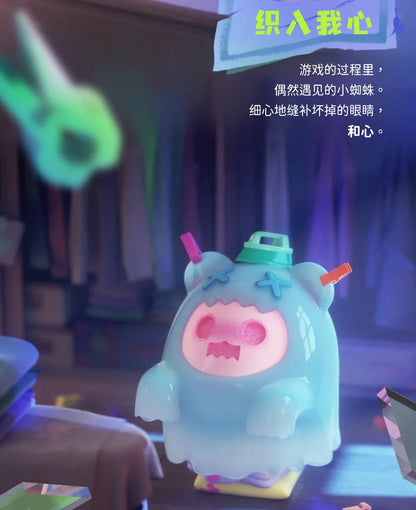 Finding Unicorn ShinWoo Ghost bear house Series  Blind Box Toys Cute Action Anime Figure Kawaii Mystery Box Designer Model  Gift