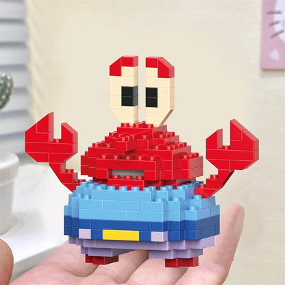 Disney Anime Princess Building Blocks Stitch Mickey Mouse mini Action toy Figures Blocks Toys Bricks Assemble Toys Kids Gifts