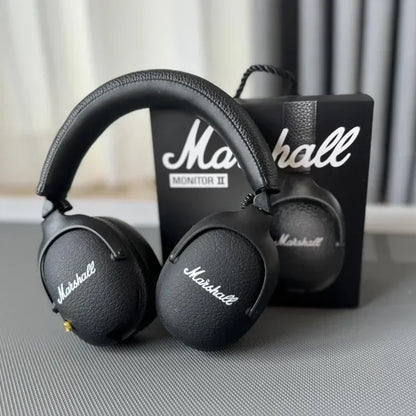 New Marshall MONITOR II Wireless Bluetooth Headphones Heavy Bass Foldable Earphones for Music Gaming with Microphone Headset