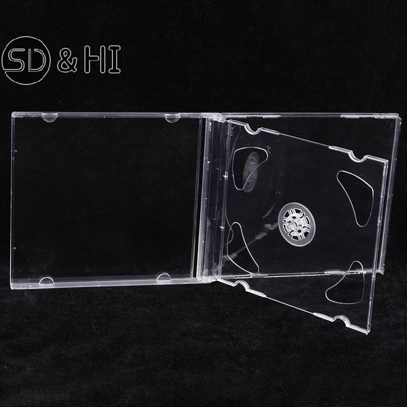 High Quality Transparent Bottom CD Box Empty CD Case PP Plastic CD Case CD Case Capacity 1-2 Discs
