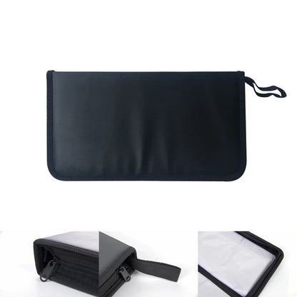 80-Sheets Car CD Case Disc Dvd Storage Bag High-capacity Sleeves CD Holder Case Carry Box Handbag With Zipper Album Organizer