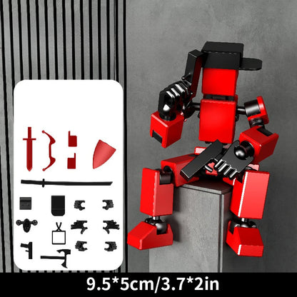 Multi-Jointed Movable Robot 3D Printed Mannequin Dummy Toy 13 Action Figure Full Body Movable Robot Toys Parent-children Game
