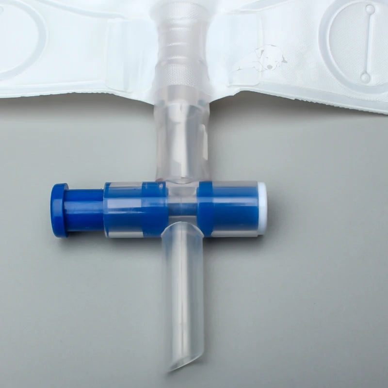 Sterile Urine Bag Urinary Drainage Bags 400ml PVC Urine Collection Bag Elastic Extension Tube For Dog Cat Veterinary Instrument